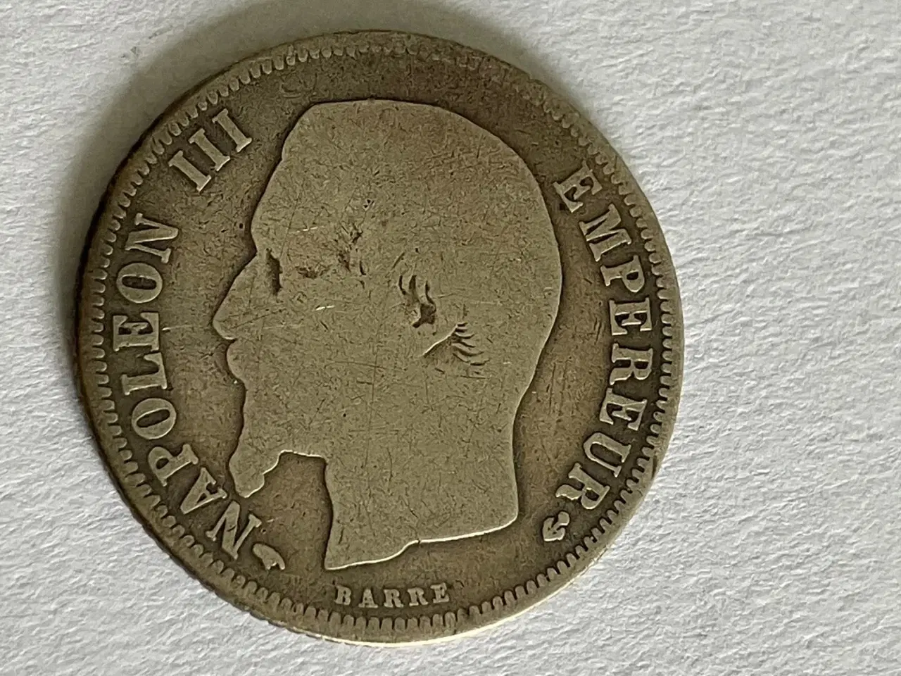 Billede 2 - 1 Franc France 1860 A
