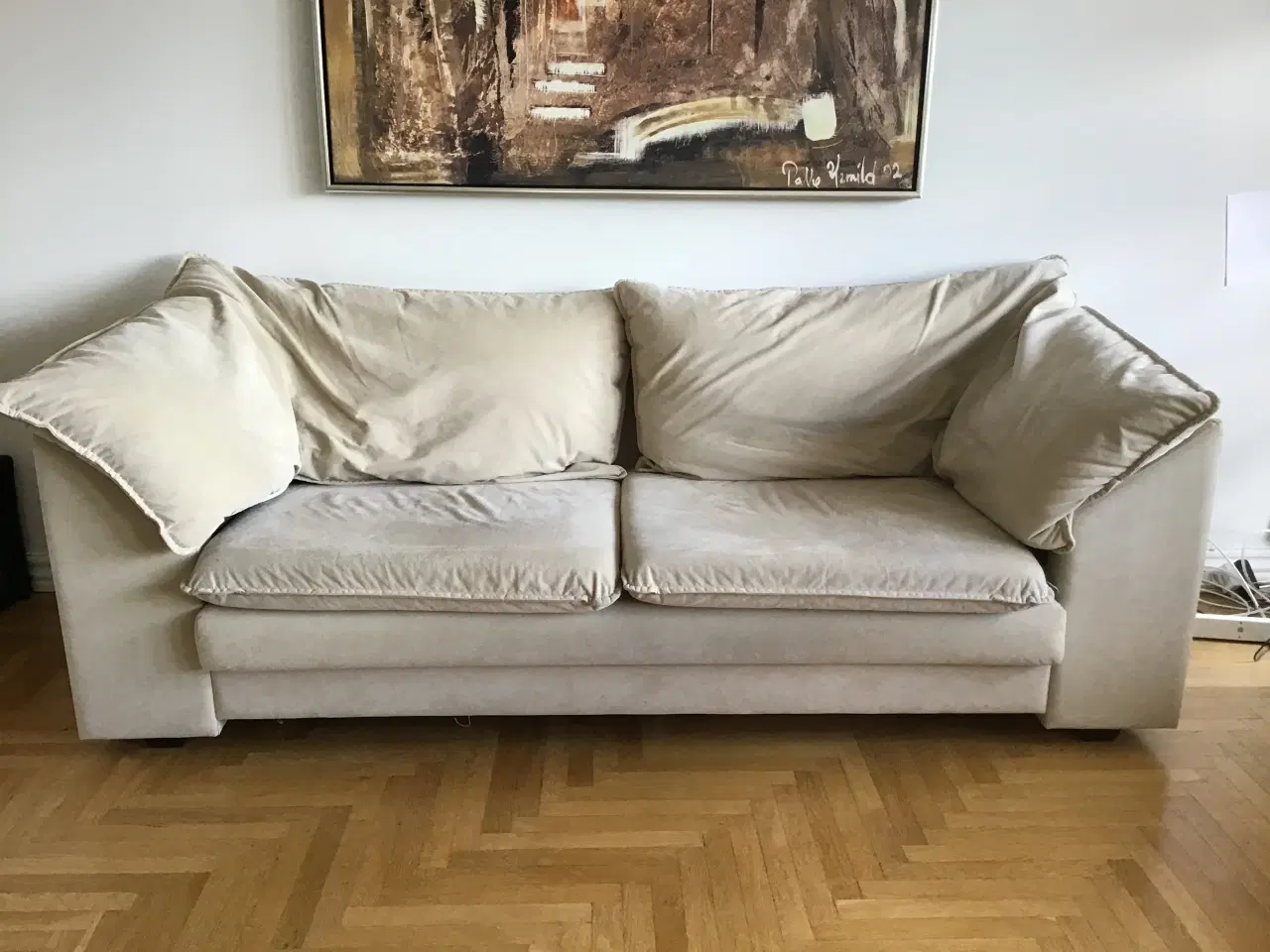 Billede 1 - Sofa i alcantara