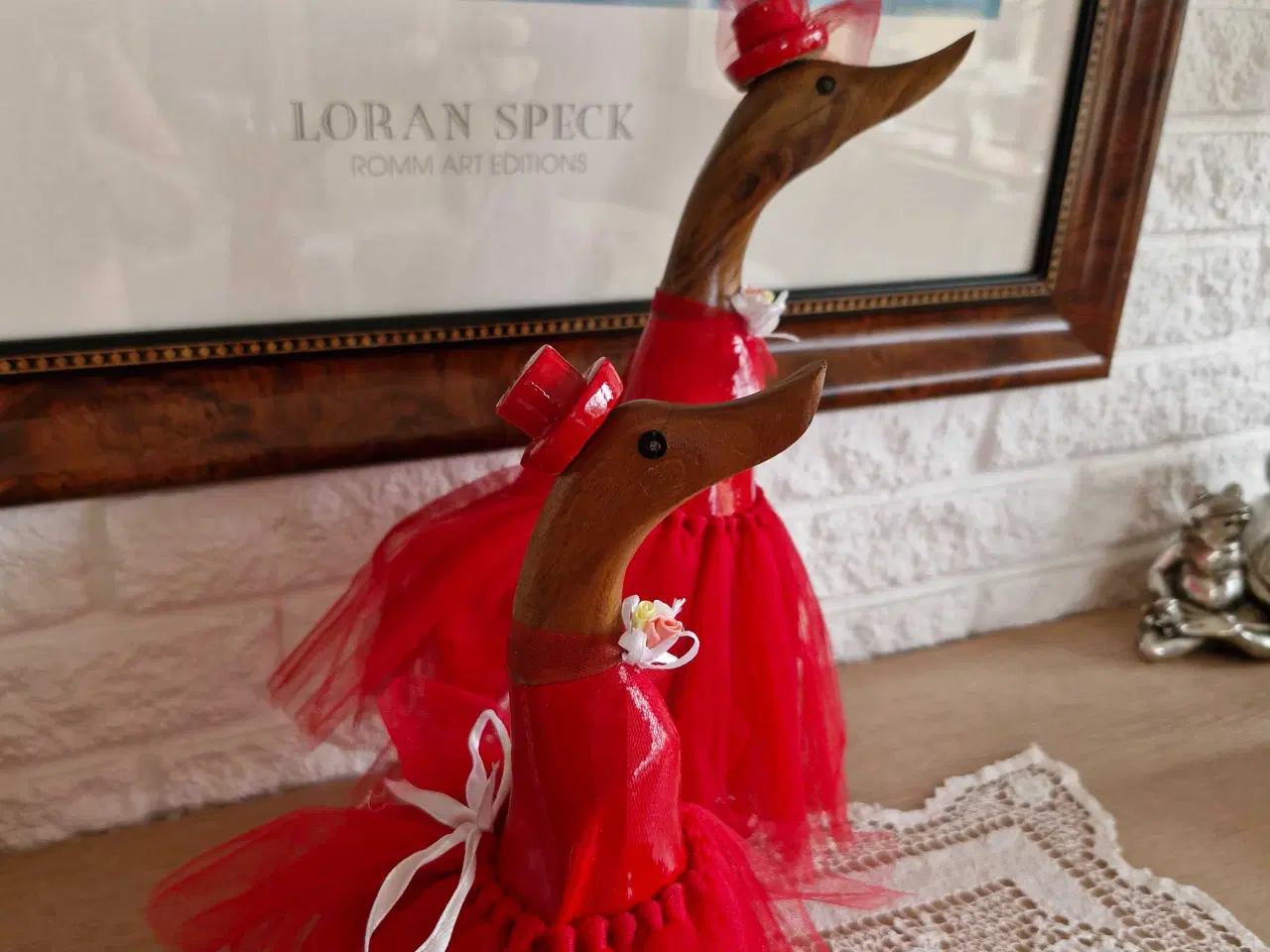 Billede 1 - Unikke træ ænder 2 Stk.