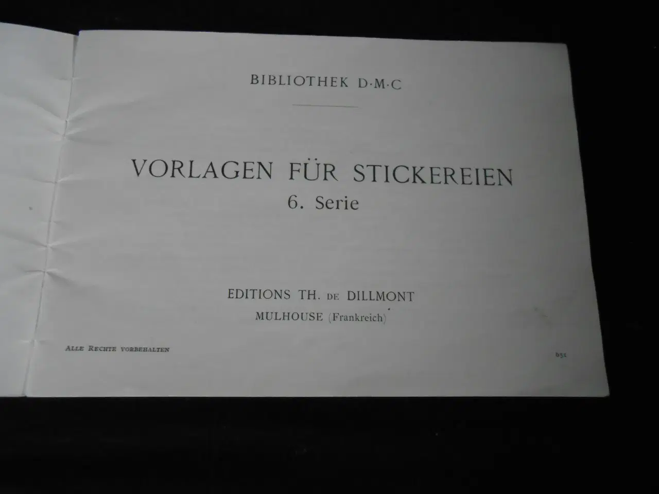 Billede 3 - Vorlagen fur stickereien 6 serie fra 1951