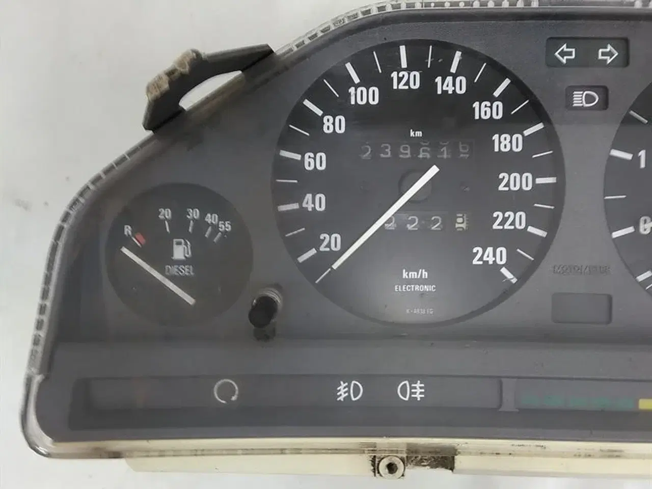 Billede 2 - Instrumentkombi MotoMeter Brugt 239617 km C51422 BMW E30