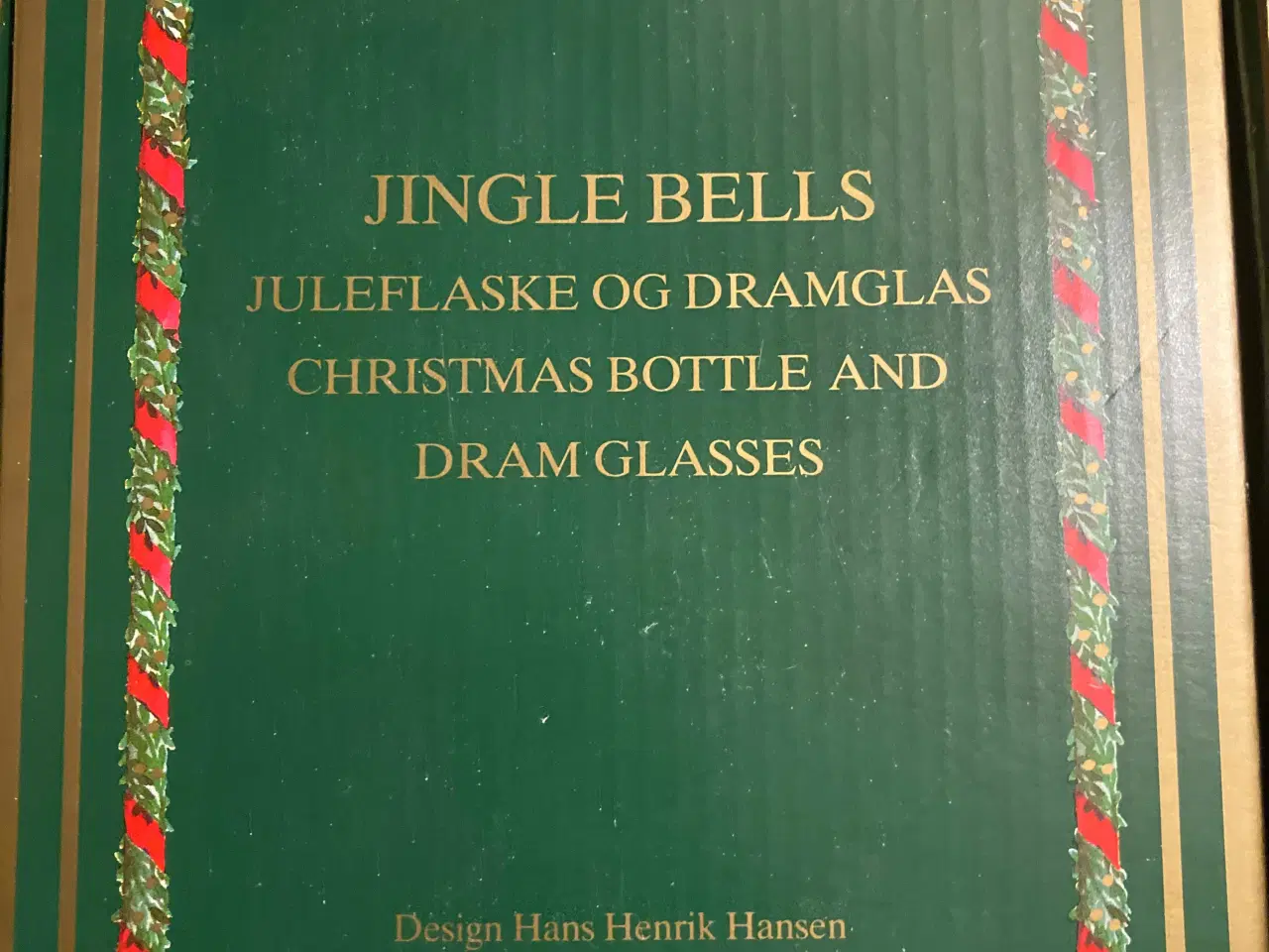 Billede 1 - Juleflaske og dramglas