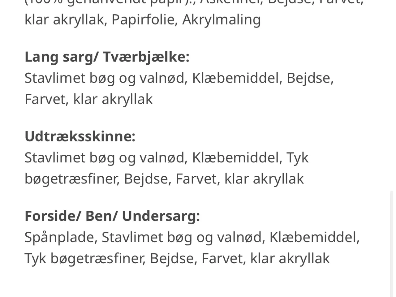 Billede 6 - Massivt sort IKEA Nordviken spisebord