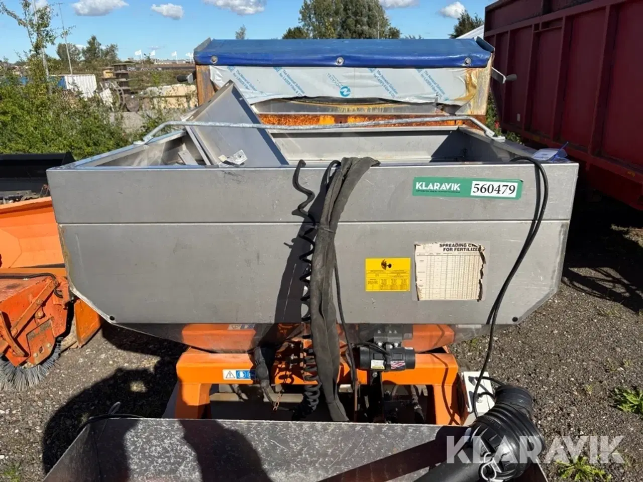Billede 2 - Gødningsspredere Cosmo 800/1000 rustfri beholder