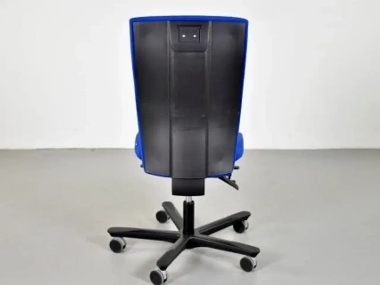 Billede 3 - Efg kontorstol med blåt xtreme polster og sort stel
