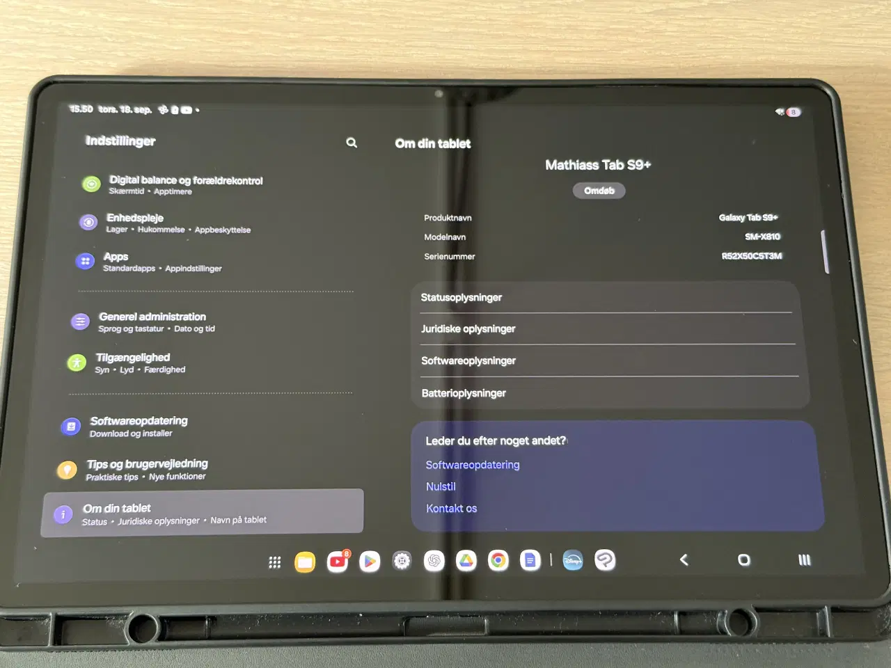 Billede 8 - Samsung tab s9+, 256gb, 12gb ram