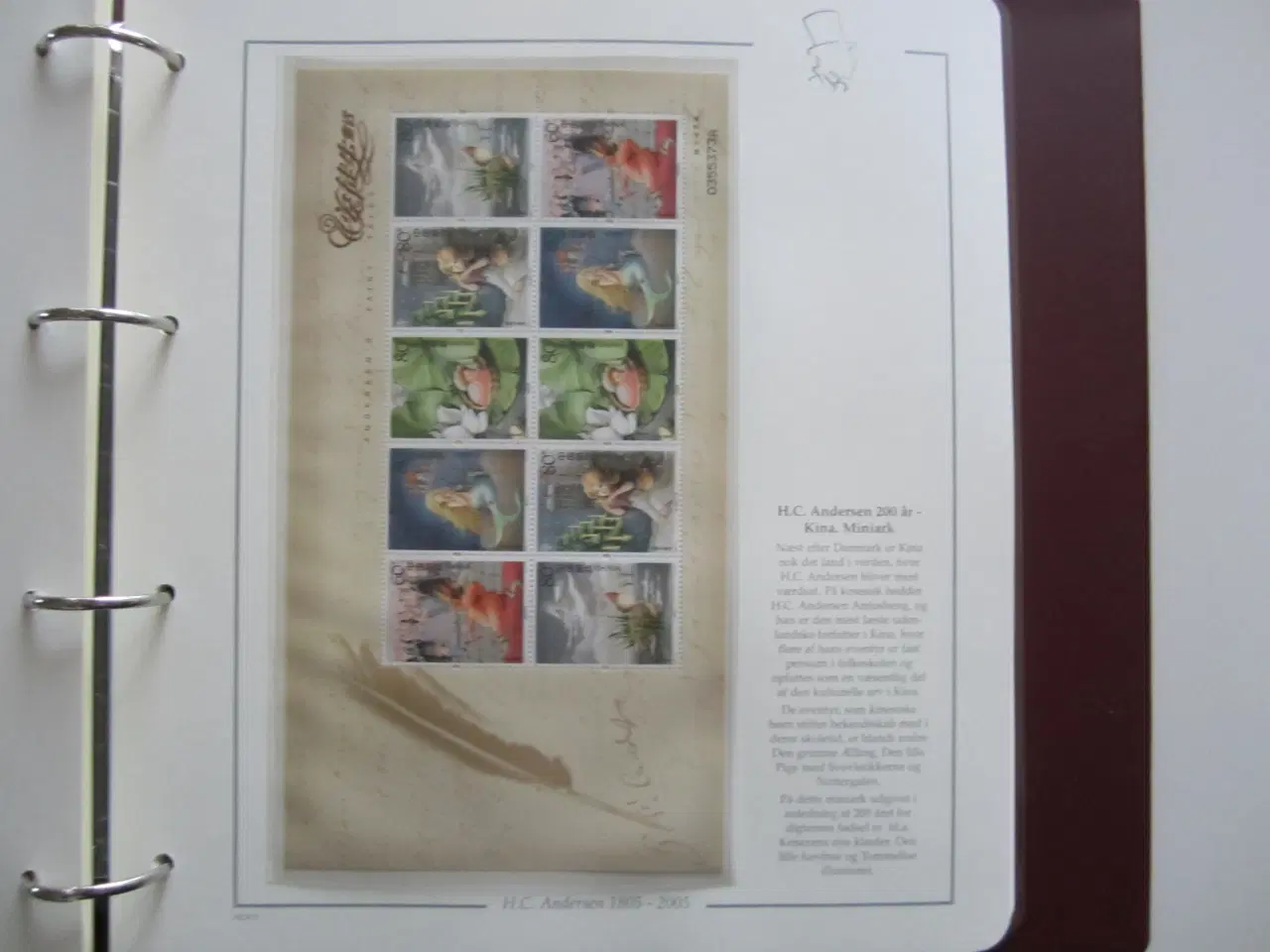 Billede 12 - H.C. Andersen 200 år  frimærke udgivelser