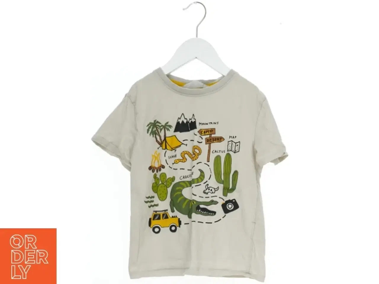 Billede 1 - Børne T-Shirt med jungletryk fra H&M (str. 122)