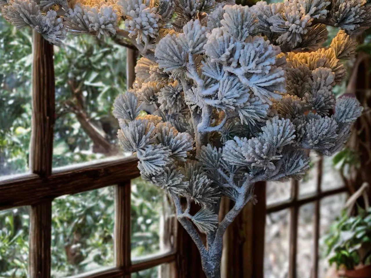 Billede 1 - Juletræ med sne #6 - 55 cm