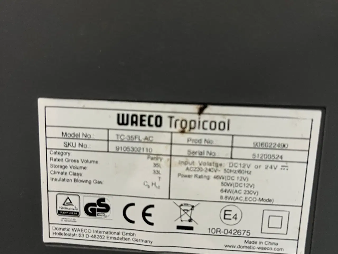 Billede 2 - Waeco køleboks 12V/230V