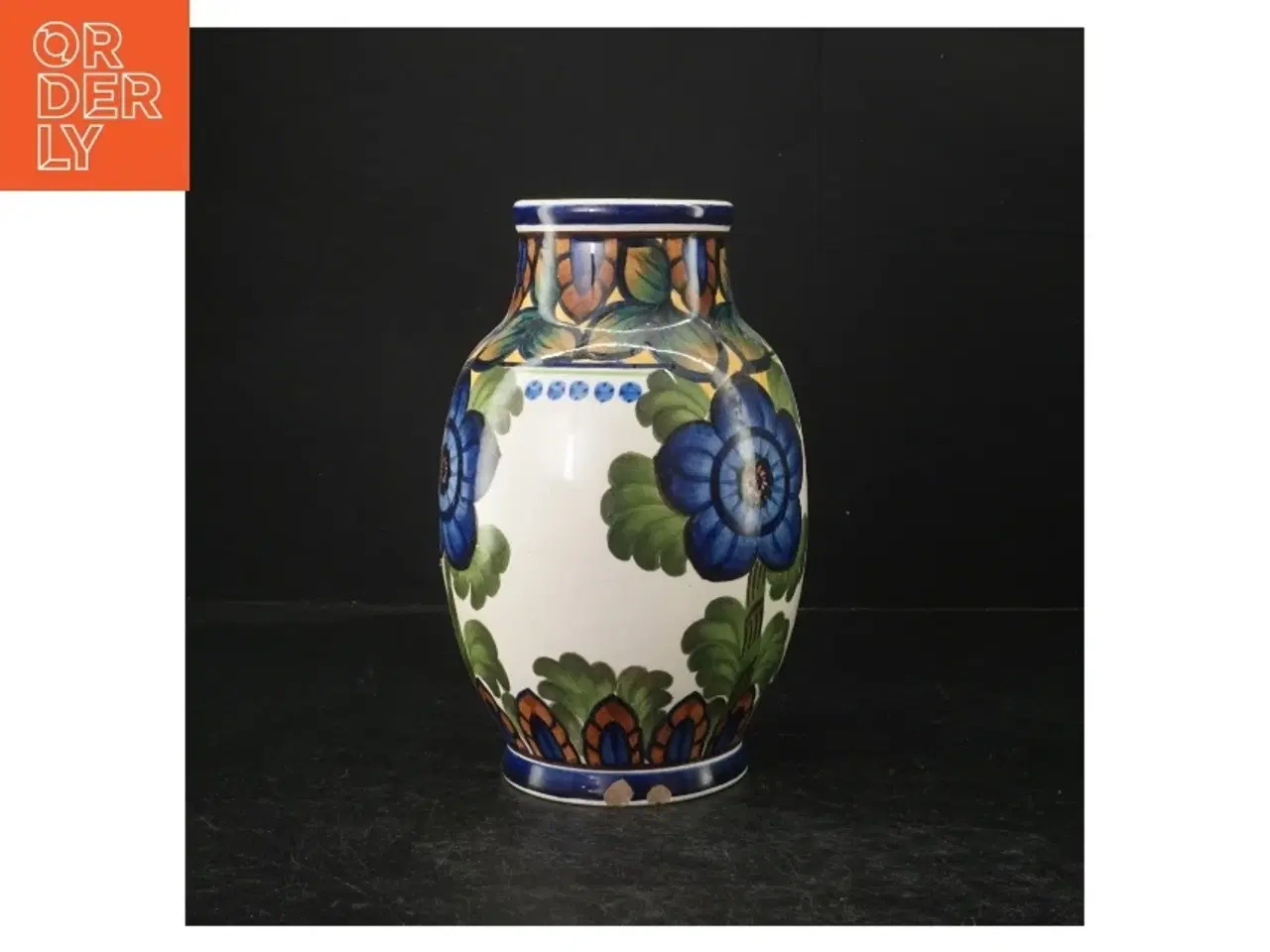 Billede 2 - Aluminia vase 546 874 fra Copenhagen Denmark Fajance (str. 22 cm)