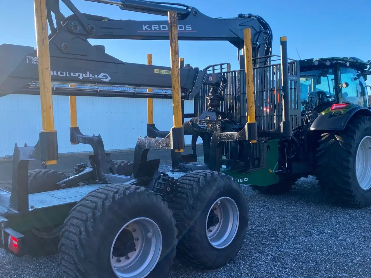 Billede 5 - Kronos 150 4WD kronos +valtra N 175+ 10 kran