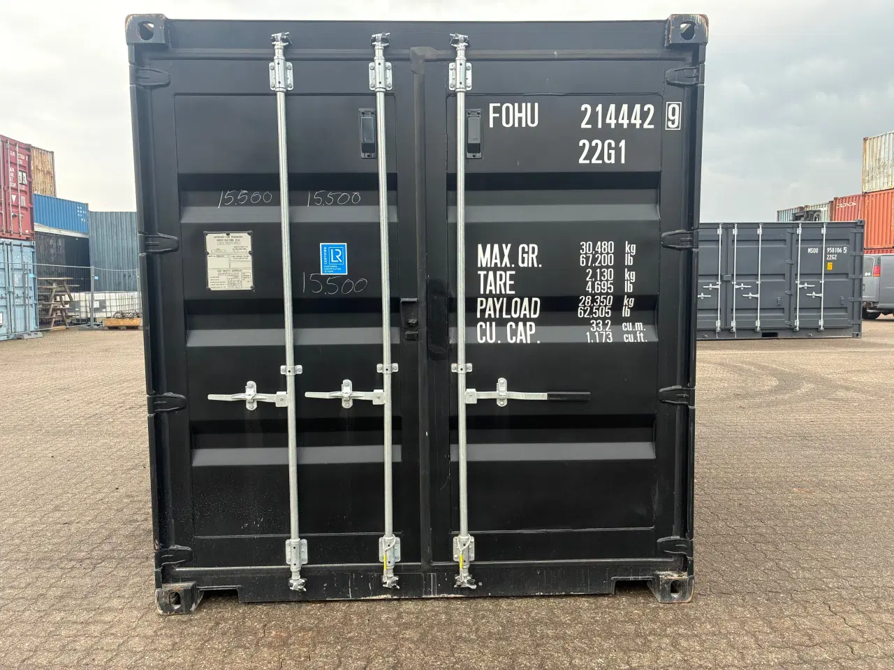 Billede 1 - 20 fods Container- ID: FOHU 214442-9