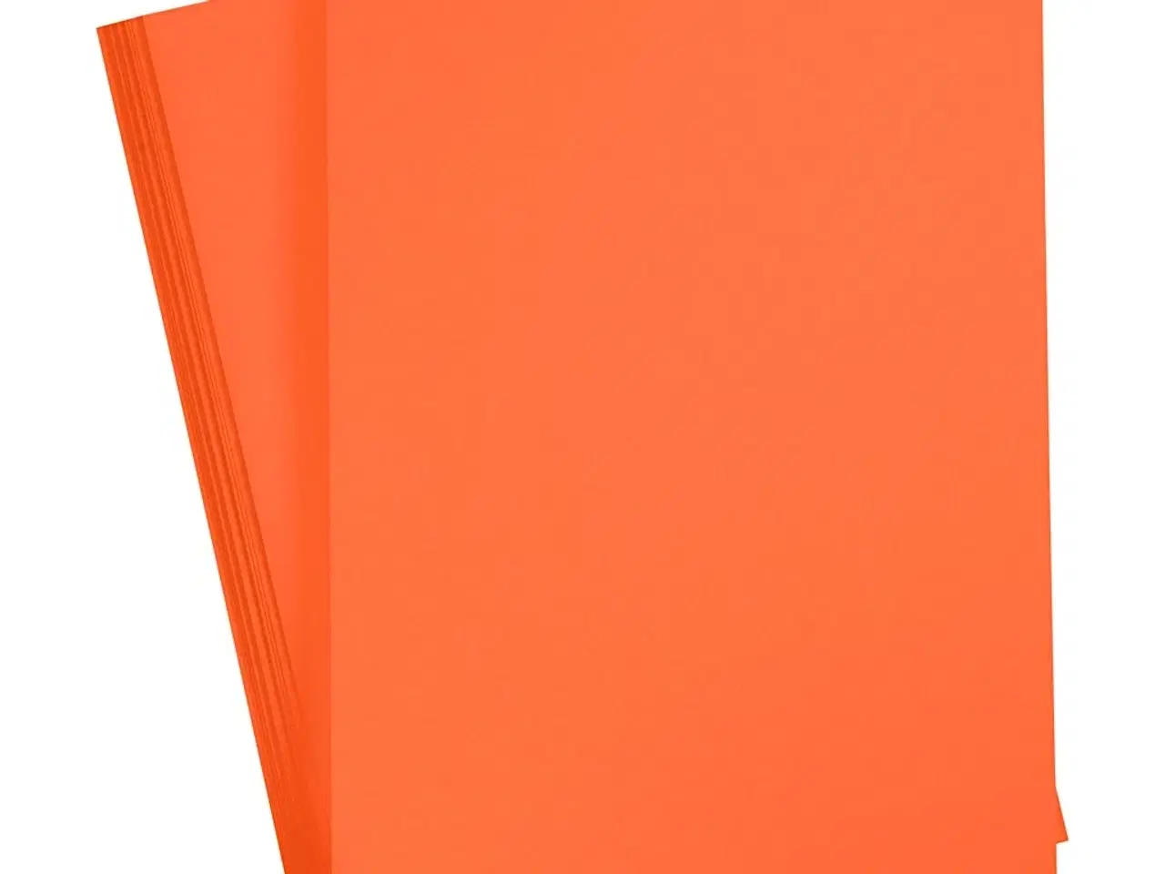 Billede 1 - Karton, A4, ark 210x297 mm, 180 g, orange, 20ark/ 1 pk.