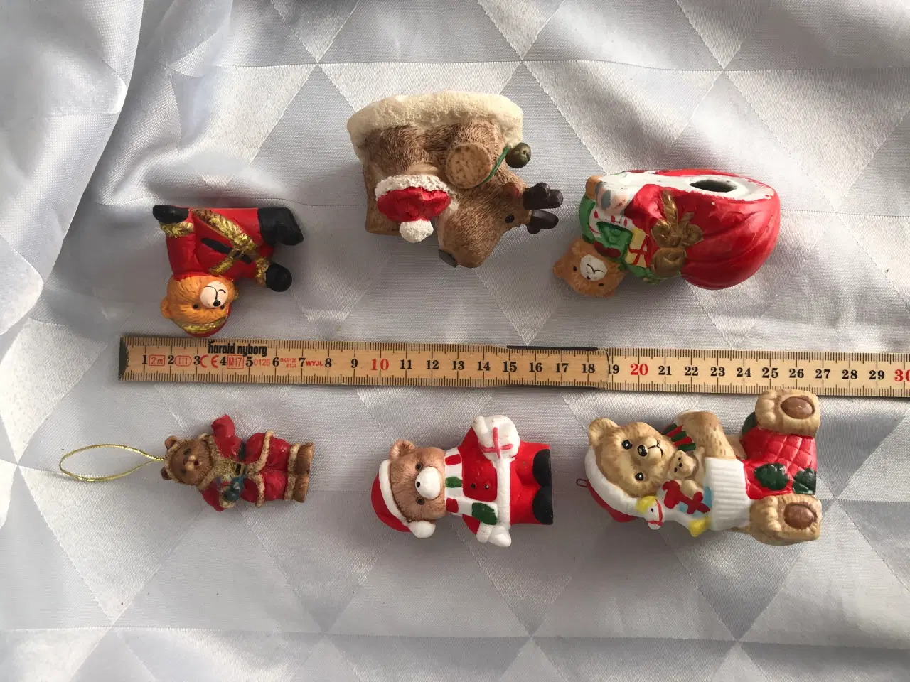 Billede 11 - 5 keramik/polyresin jule figurer