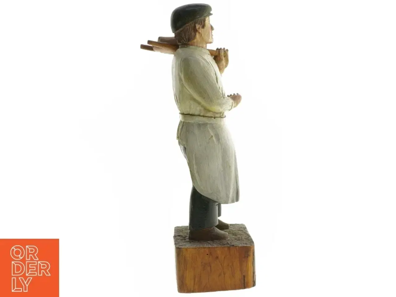 Billede 2 - Skulptur af mand (str. 28 cm)