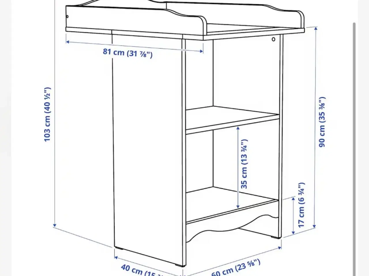 Billede 5 - Puslebord Ikea 