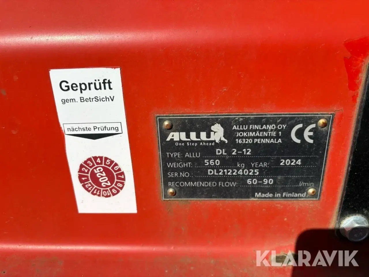 Billede 5 - Sortereringsskovl Allu DL 2-12