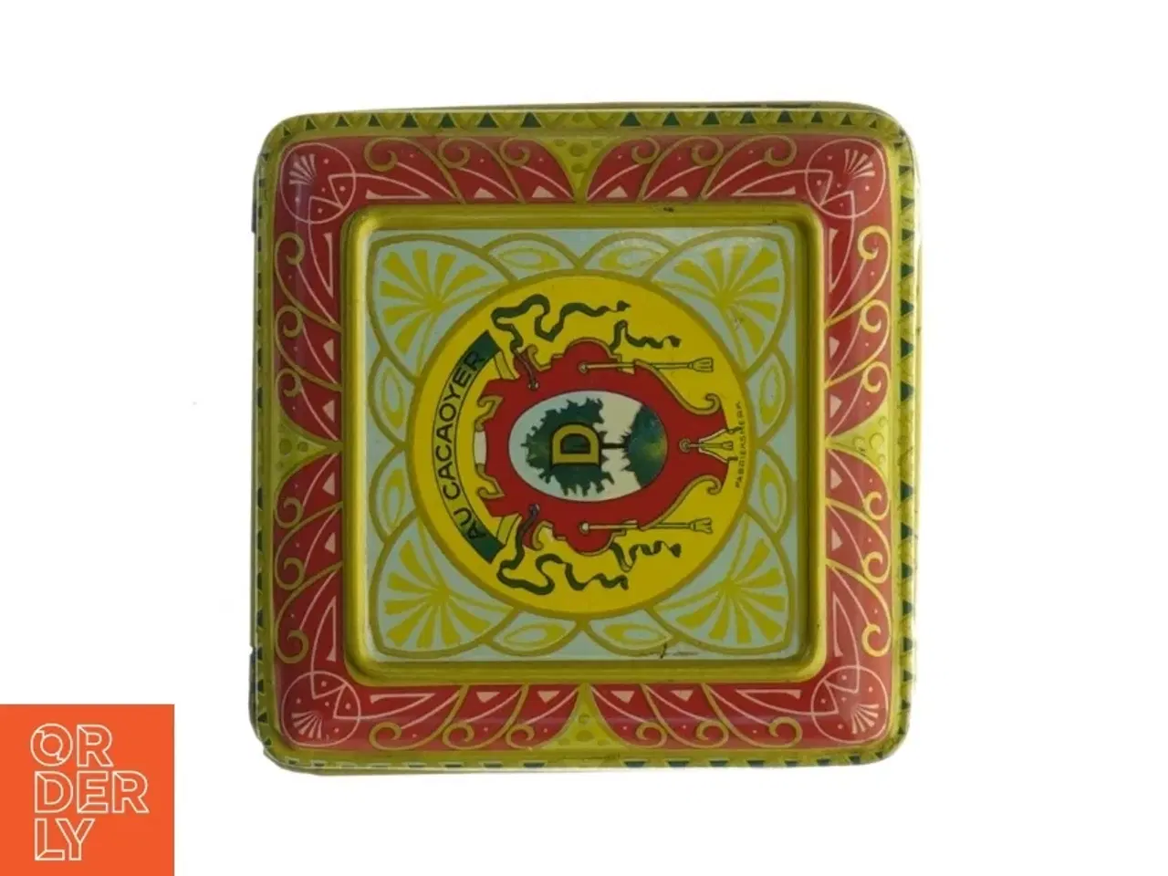 Billede 2 - Gammel Droste kakaodåse (str. 14,5 x 8,5 x 8,5 cm)