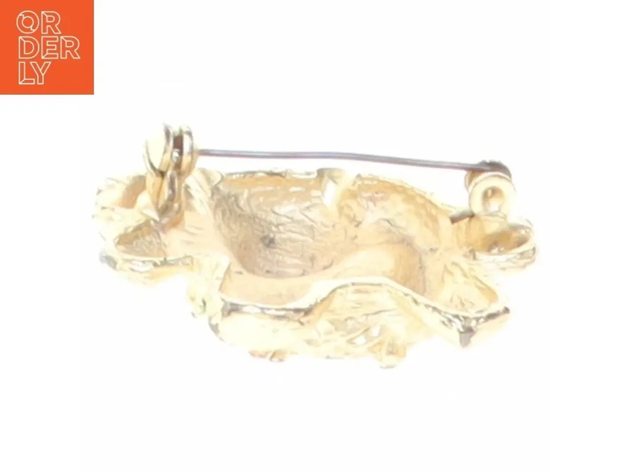 Billede 3 - Julebjørne broche (str. 4 x 3 cm)