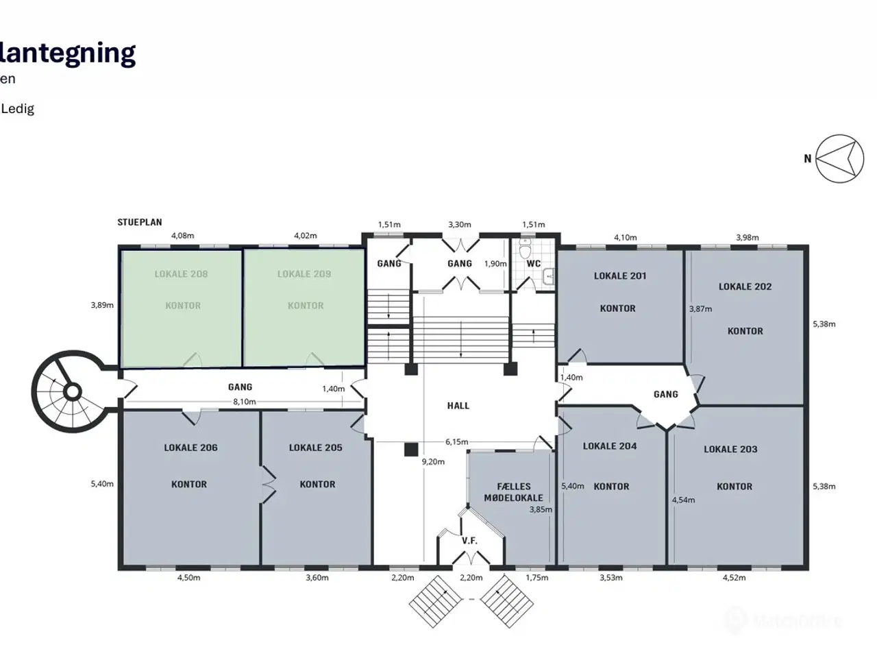 Billede 11 - Kontor- og kliniklokale på 57 m² i præsentable rammer i Kolding