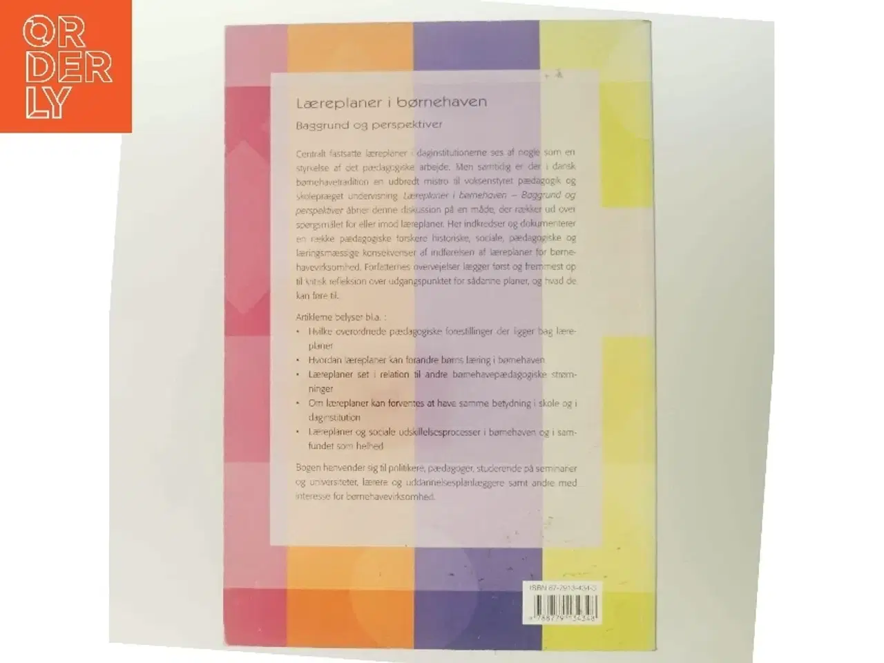 Billede 3 - Læreplaner i børnehaven bog fra Gyldendal