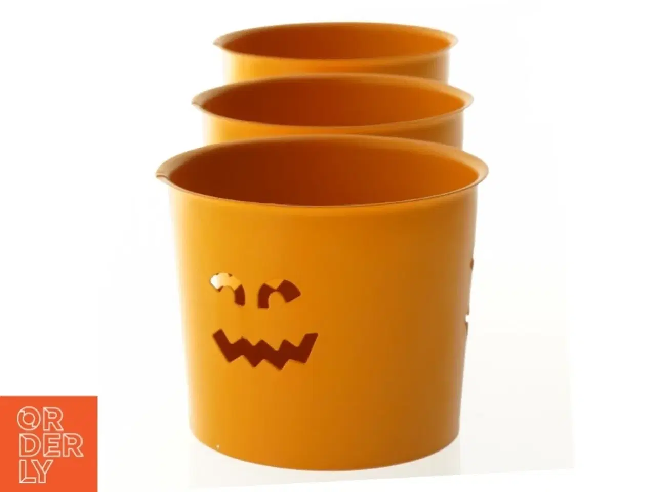 Billede 2 - Lysestager til halloween fra IKEA (str. 7 x 8 cm)