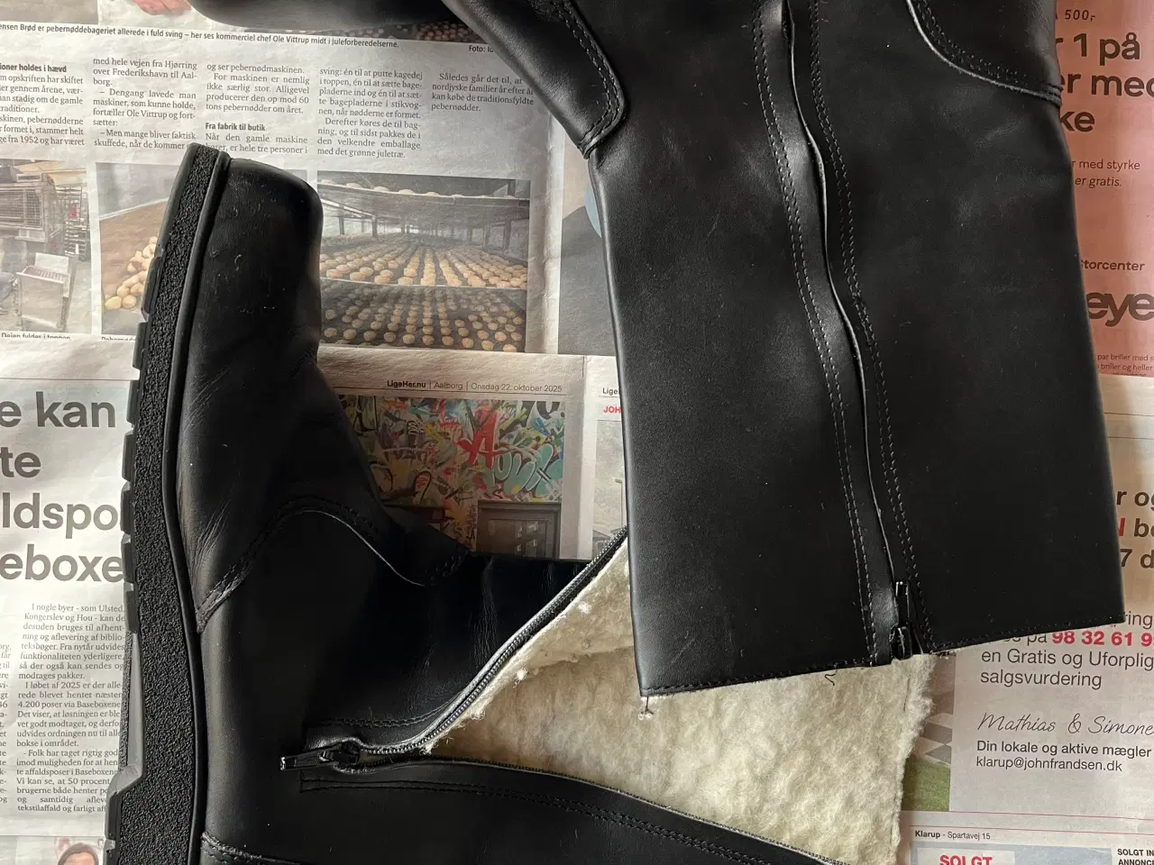 Billede 4 - Skind Vinterstøvler 45 