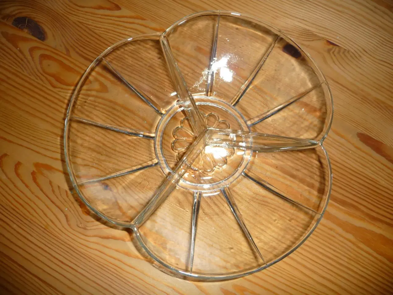 Billede 1 - 3 delt glas skål