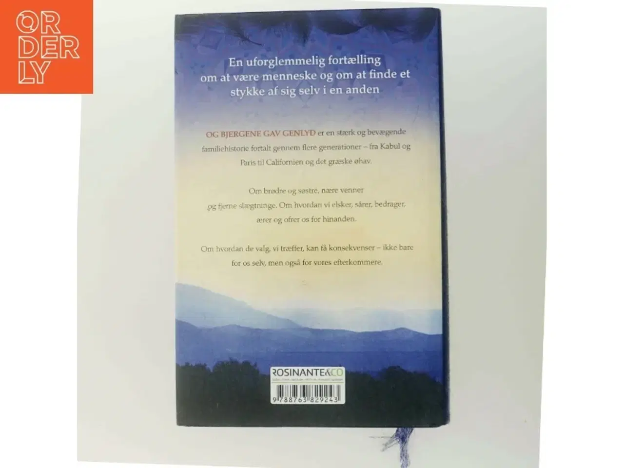 Billede 3 - Og bjergene gav genlyd af Khaled Hosseini (Bog)