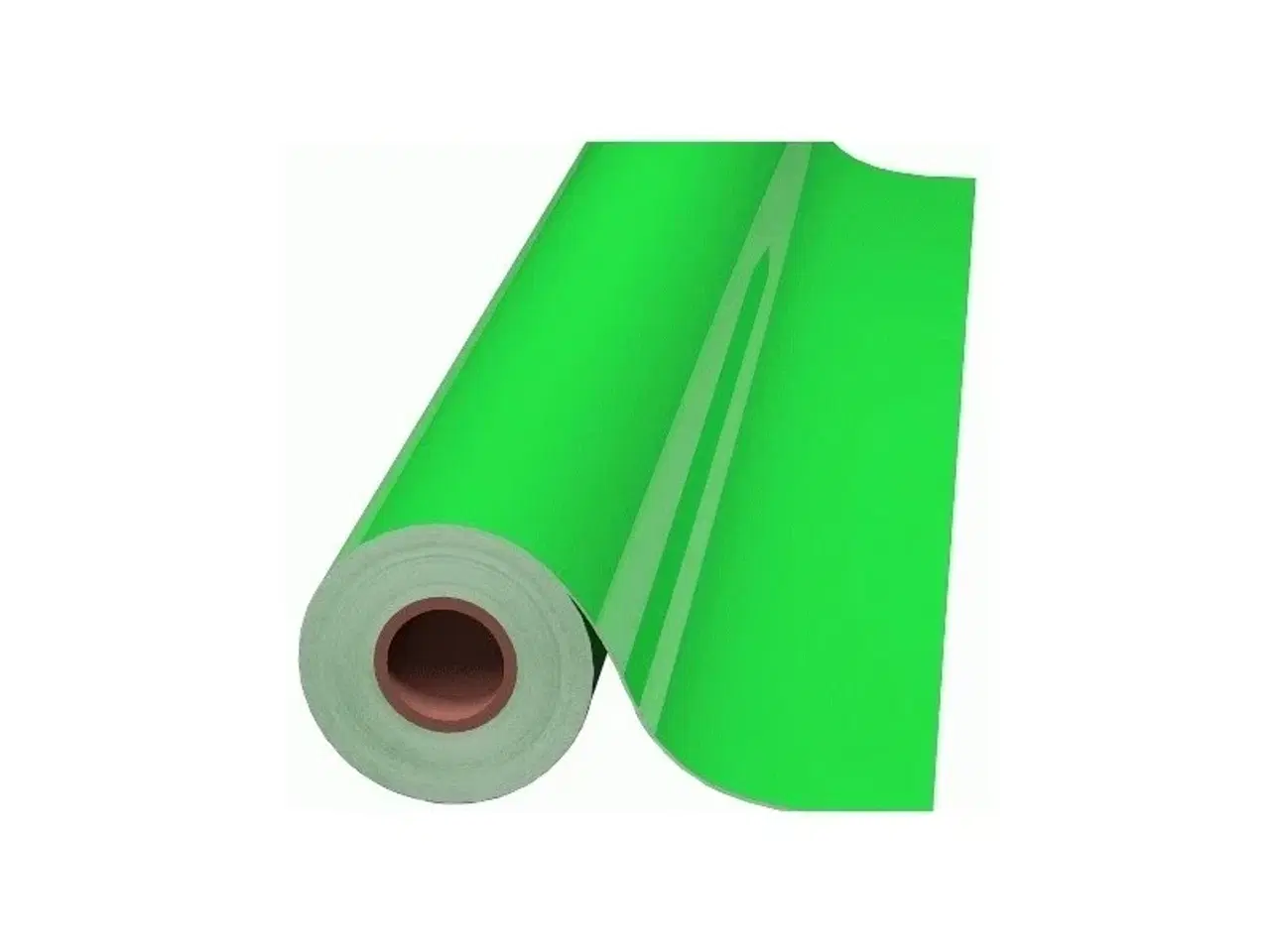 Billede 1 - Fluorescerende folie grøn 63 cm x 6 m