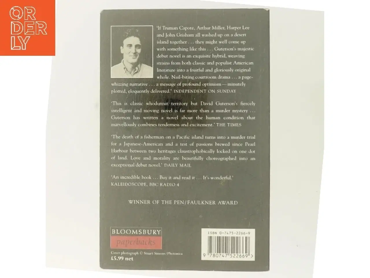 Billede 3 - Snow falling on cedars af David Guterson (Bog)