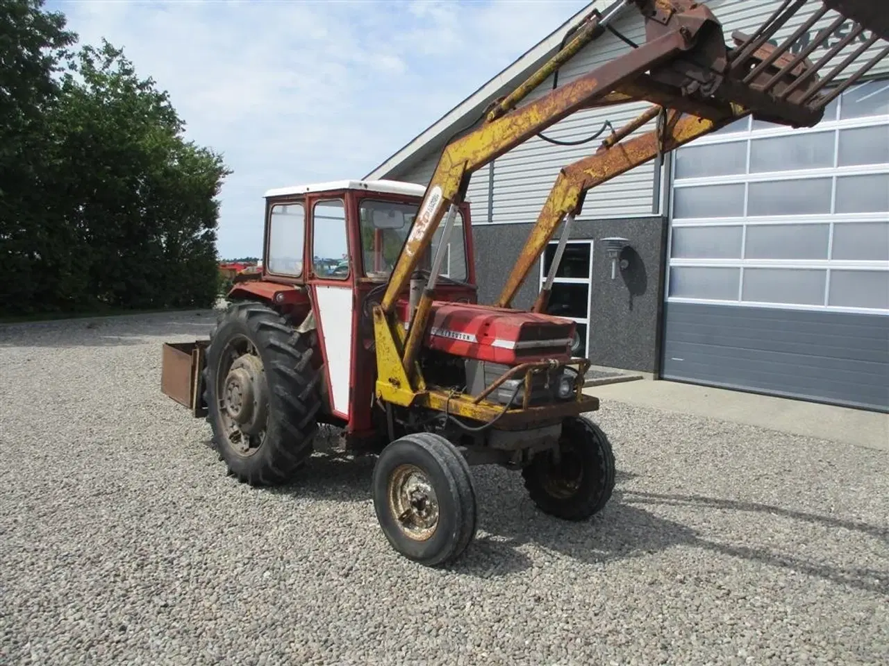 Billede 16 - Massey Ferguson 165 Med Veto 900 fuldhydraulisk læsser med greb