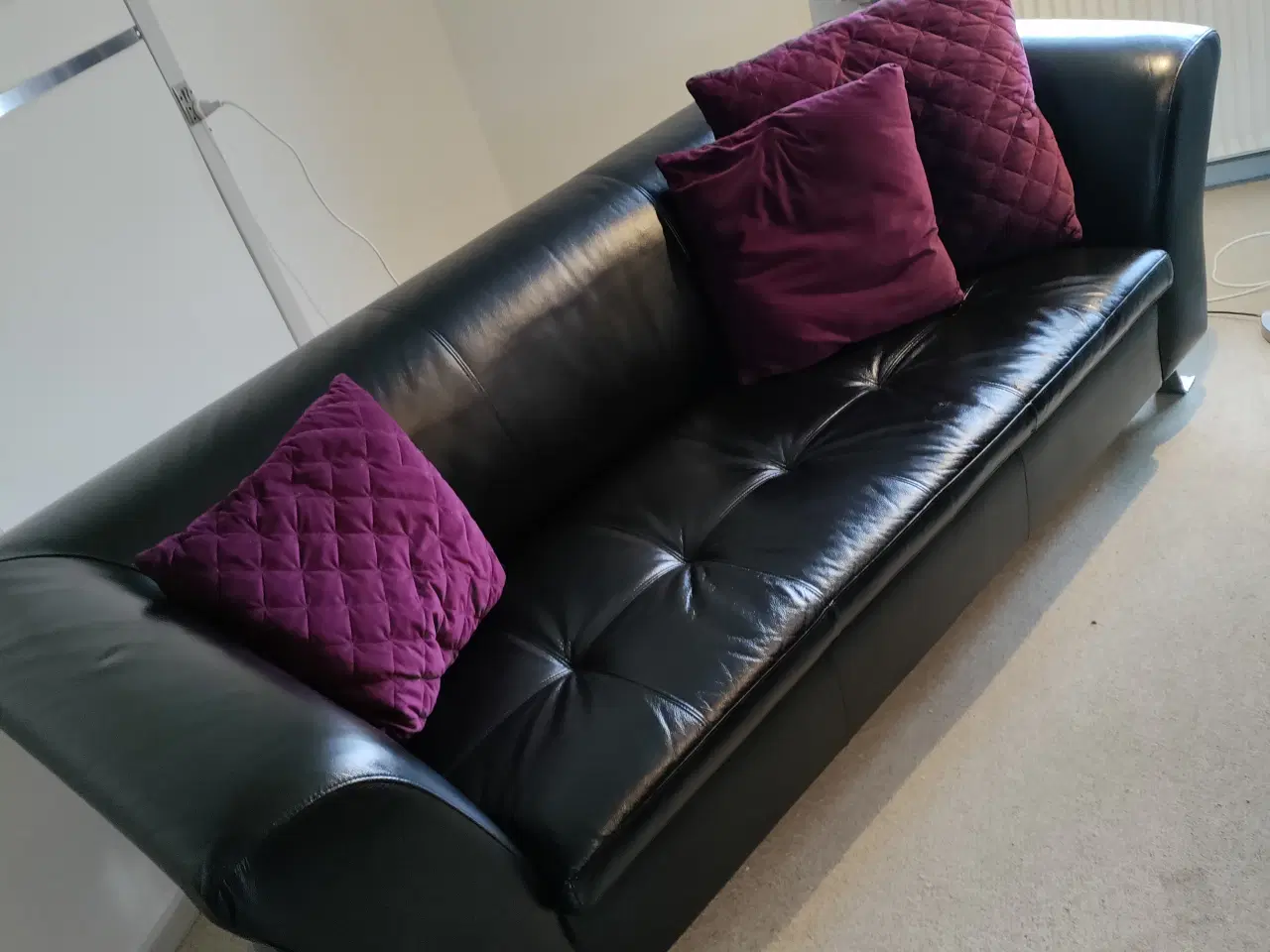 Billede 3 - Læder sofa 