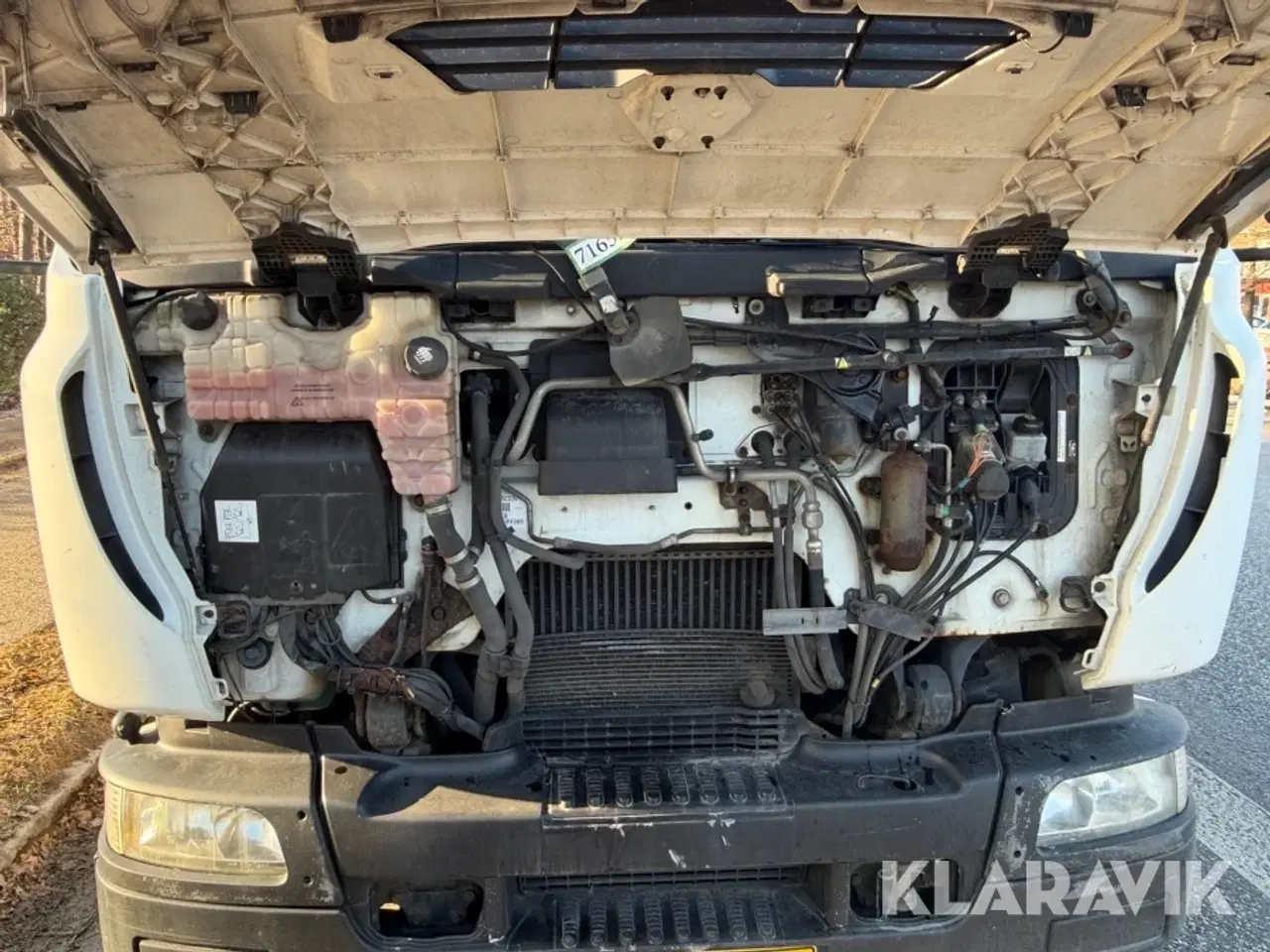 Billede 6 - Renault lastbil – med skiftelad, lift og container Renault Midlum