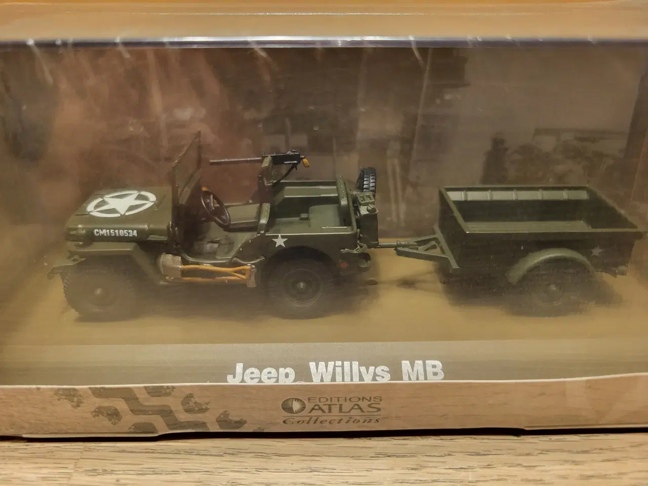 Billede 3 - 2 stk. 1:43 E-Type Jaguar og Jeep Willys MB