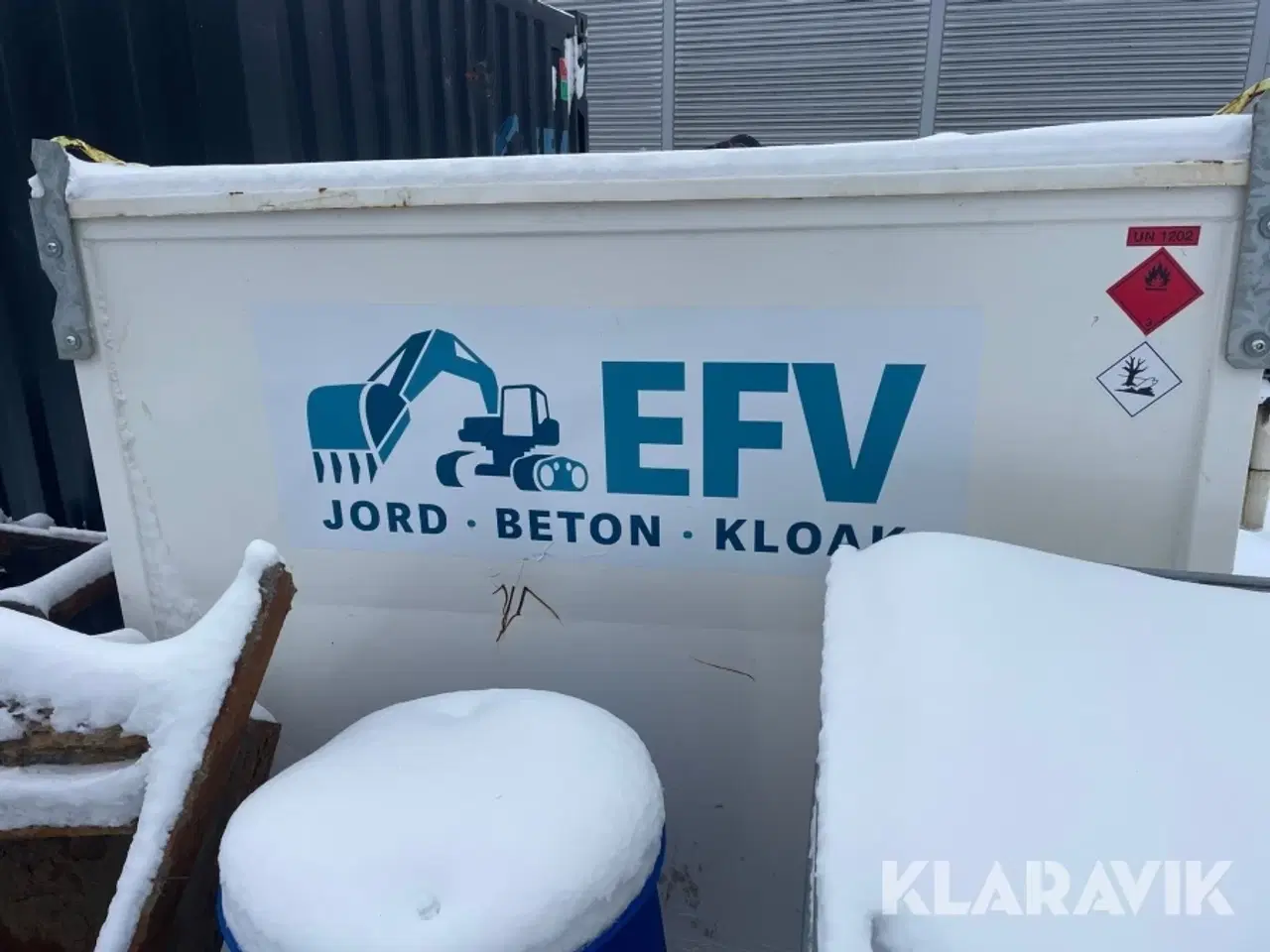 Billede 4 - Container med diesel tank