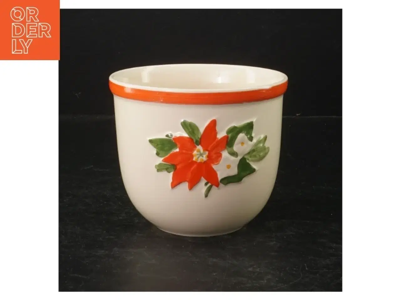 Billede 1 - Keramikskål med juledekor (str. Ø. 12 cm)