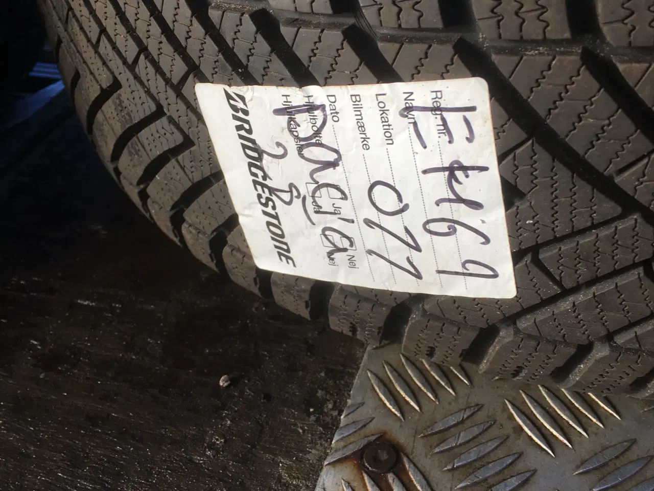 Billede 1 - Vinterhjul Fiat panda