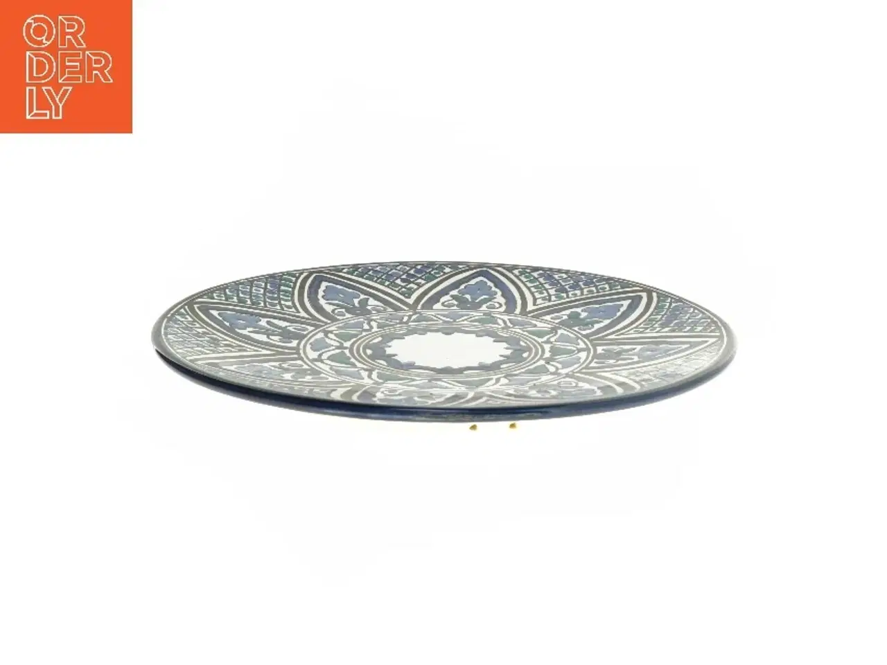 Billede 2 - Dekorativ keramisk fad (str. Ø 32,5 cm)