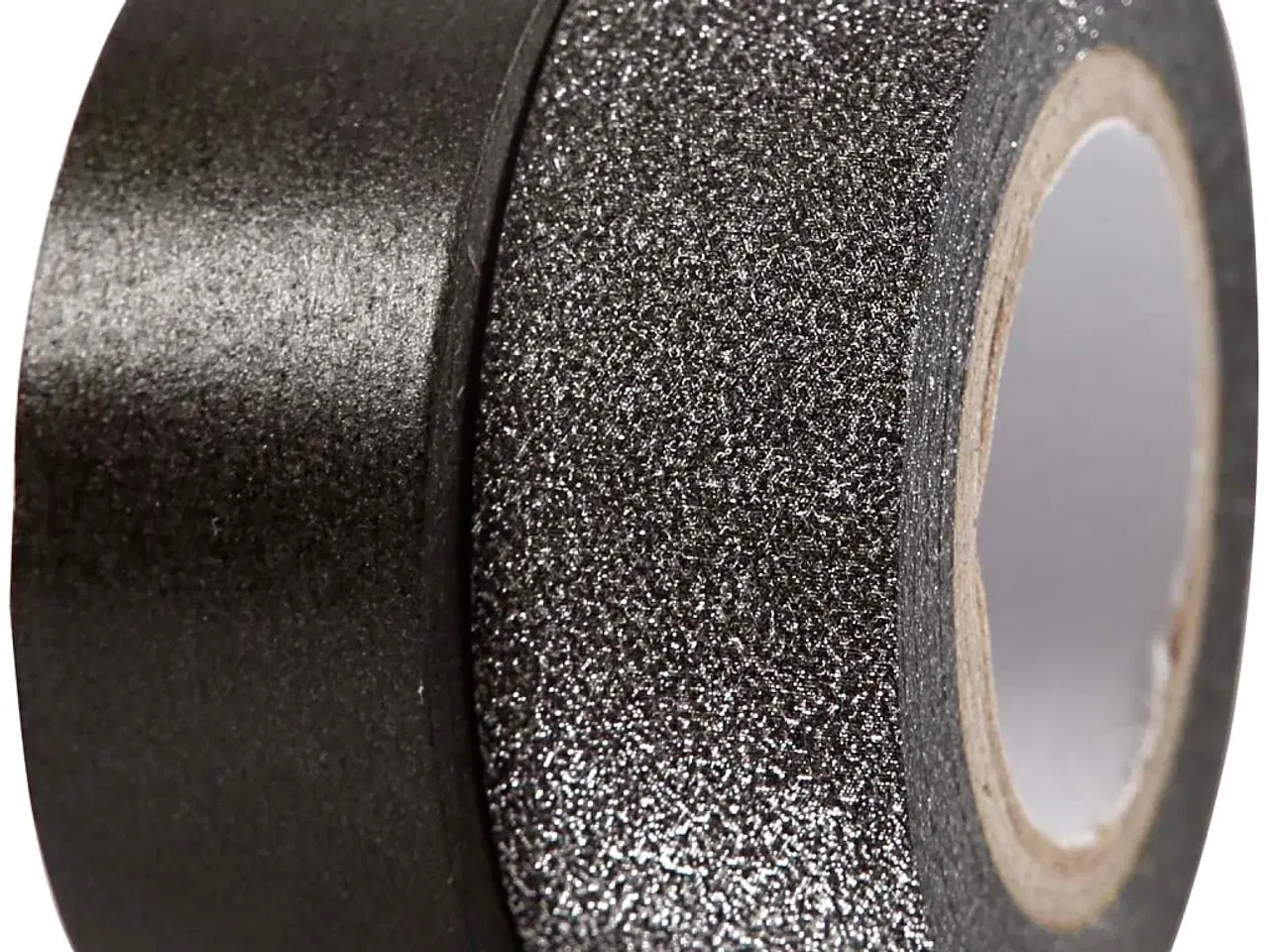 Billede 1 - Vivi Gade Designtape 15 mm - Sort & Glitter, 2 ruller