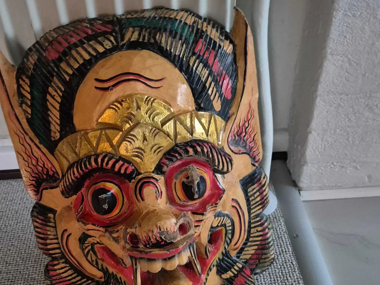 Billede 1 - Maske I træ