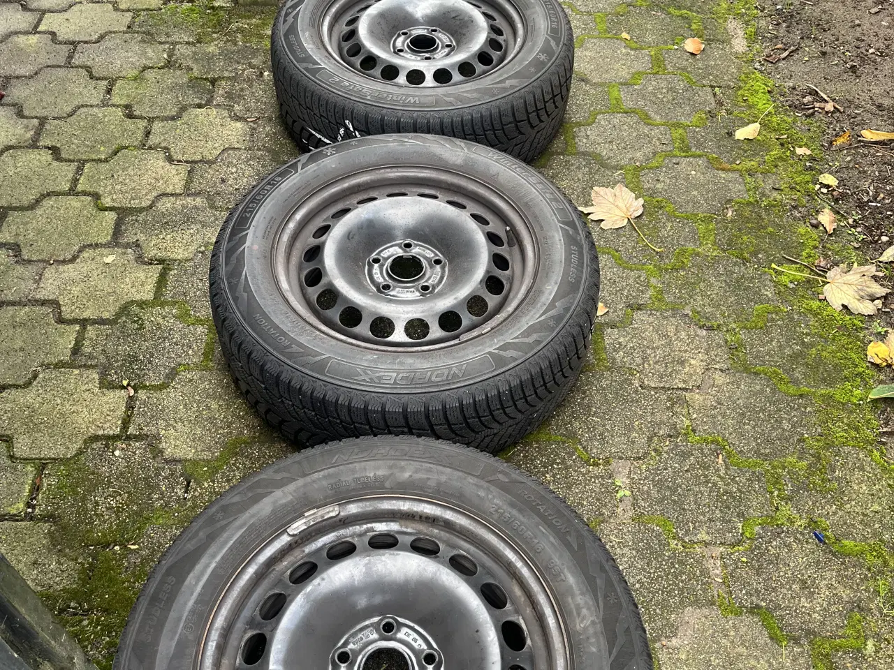 Billede 4 - Vinterdæk på stålfælge 215/60 R 16