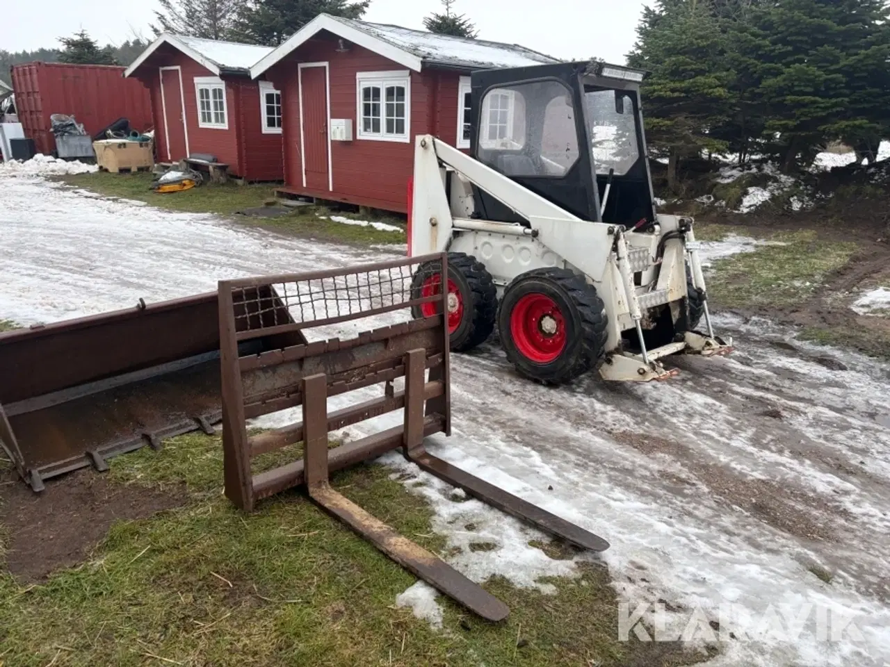 Billede 7 - Minilæsser Bobcat 721 med tilbehør