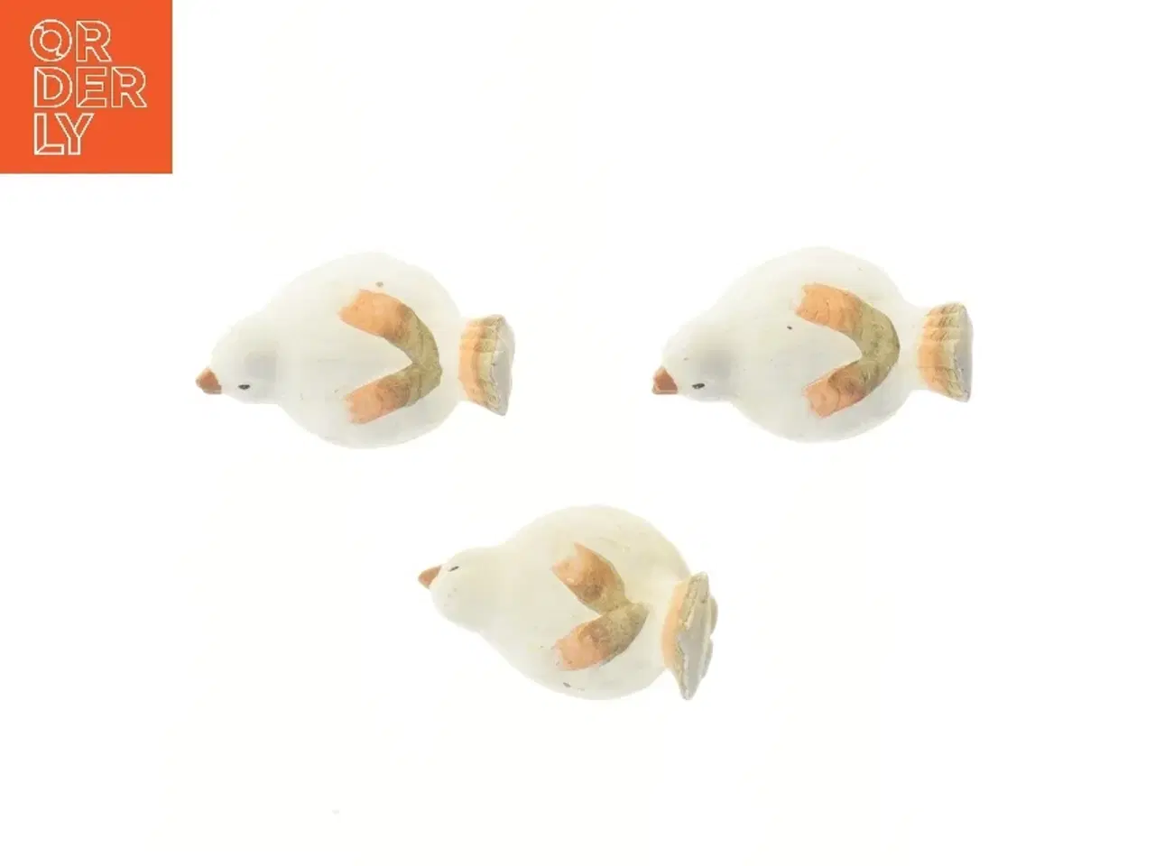 Billede 2 - Dekorative fuglefigurer (str. 3 stk 11 cm)