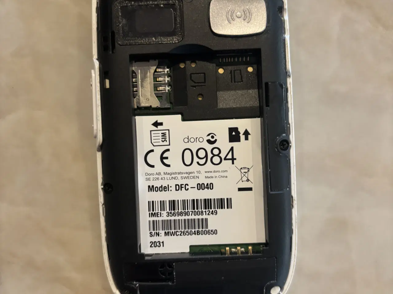 Billede 3 - Doro mobil tlf