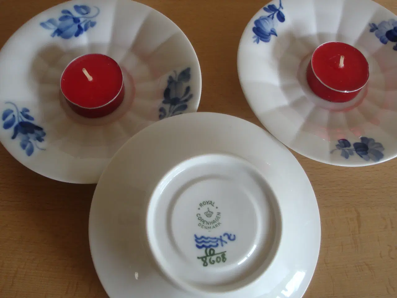Billede 3 - RC Blå blomst kantet - sender gerne