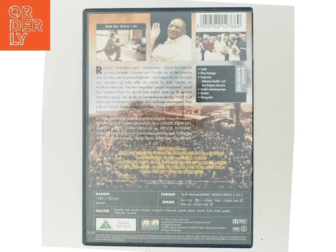 Billede 3 - Gandhi med Ben Kingsley (DVD)