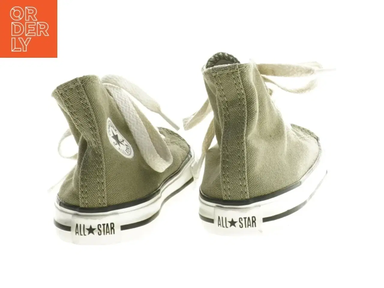 Billede 2 - Brugte grønne Converse All Star lav sneakers fra All Star (str. Og 20)