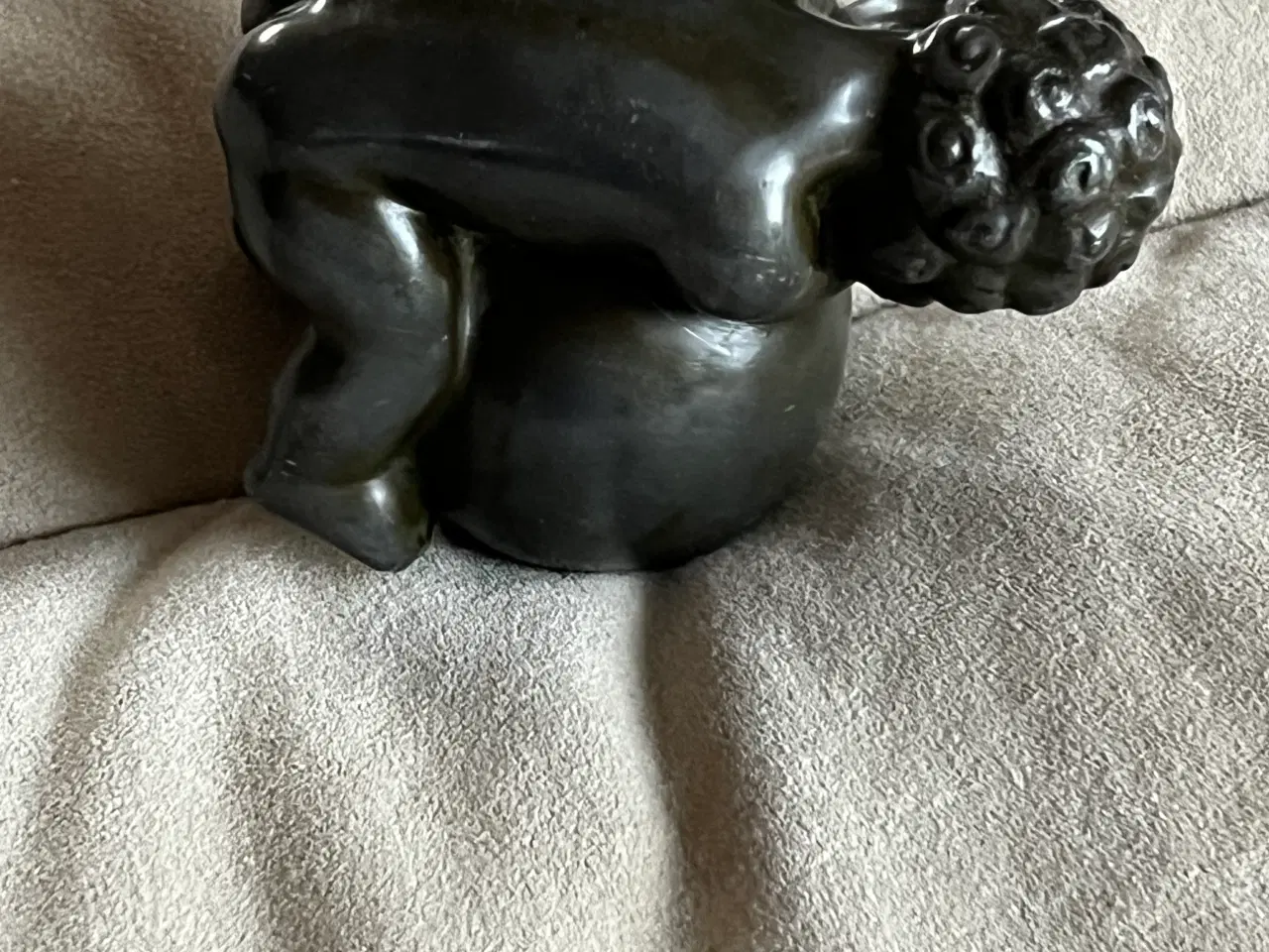 Billede 2 - Just Andersen figur i diskometal  figur med penne/